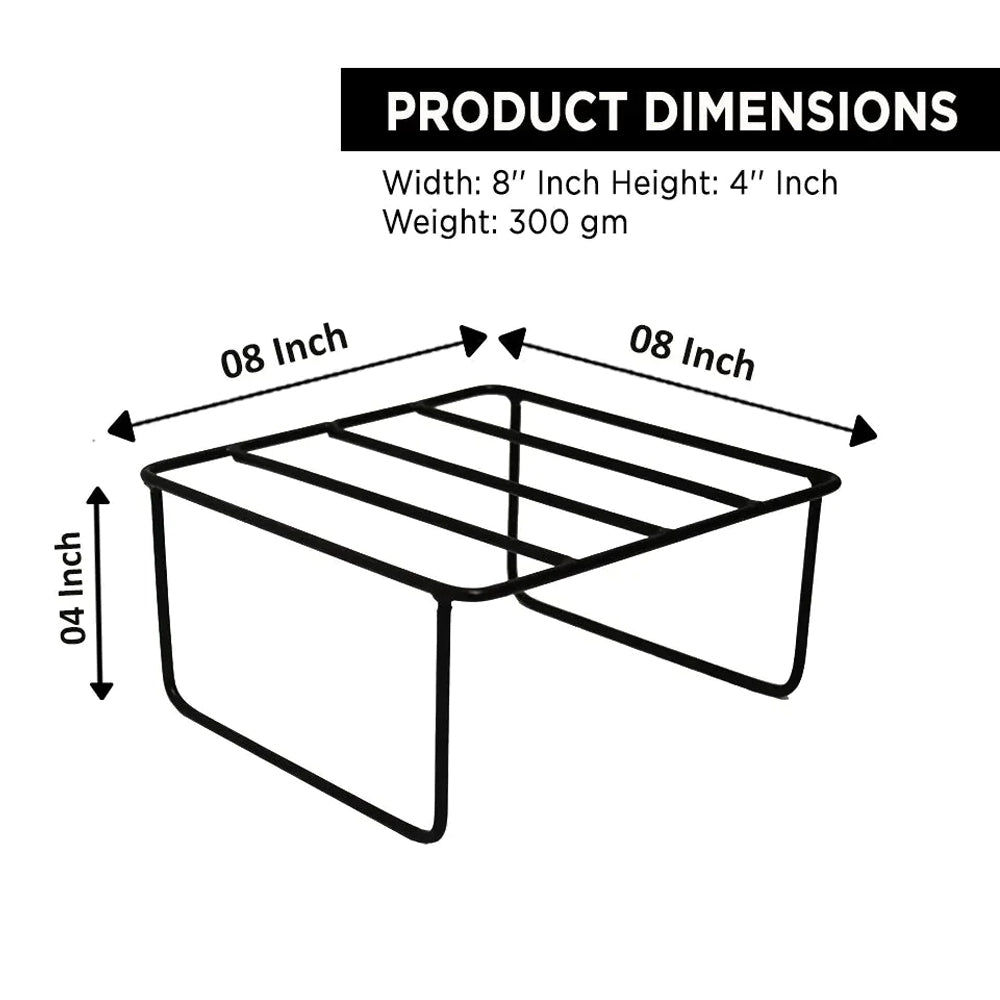 Casa De Amor Durable Easy Pot Square Stand (Black)