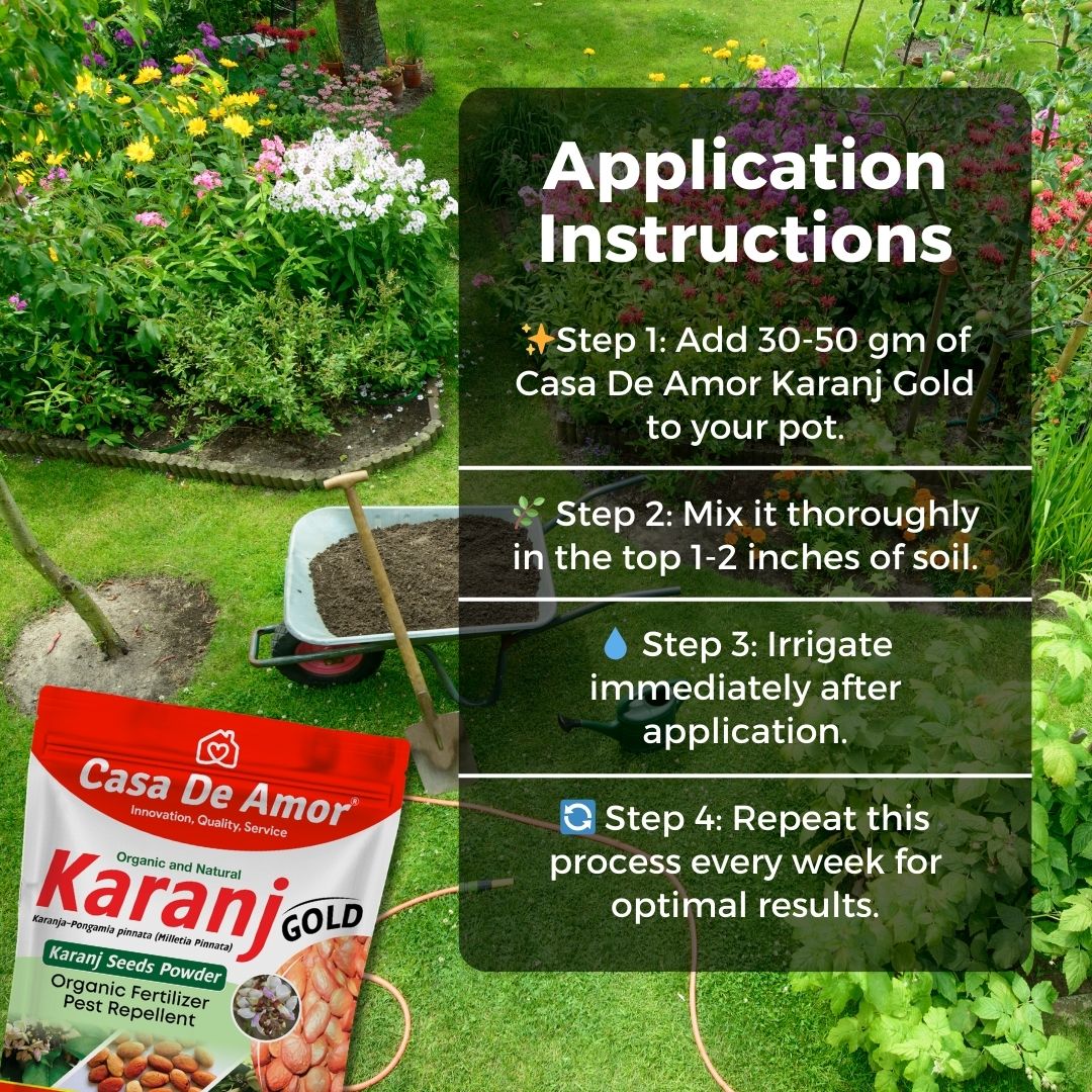 Karanj Powder Organic Fertilizer & Pest Repellent 900 gm
