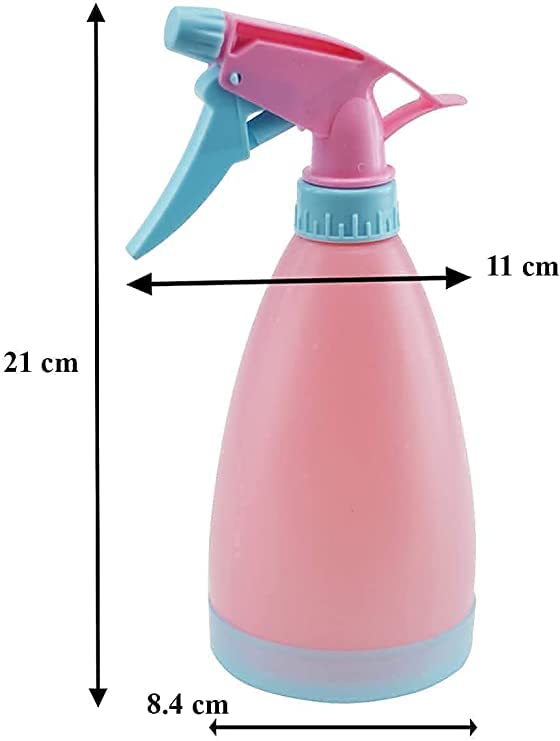 Plastic Water Spray Bottle with Adjustable Nozzle for Home, Office, Hospital, Salon Watering Plants, Cleaning (500 ml, Pack of 1)