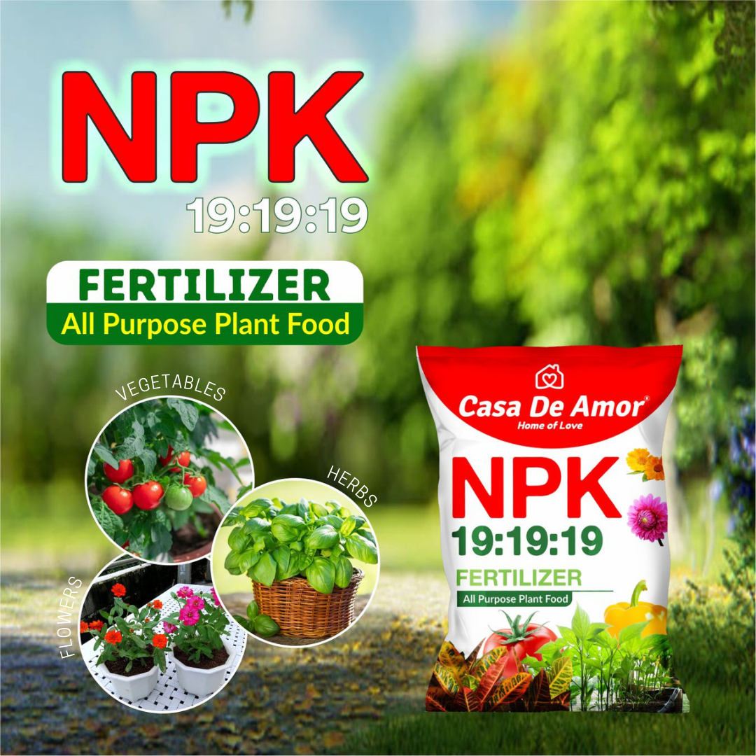 NPK 19 19 19 Fertilizer for Plants and Gardening All Purpose Plant Food