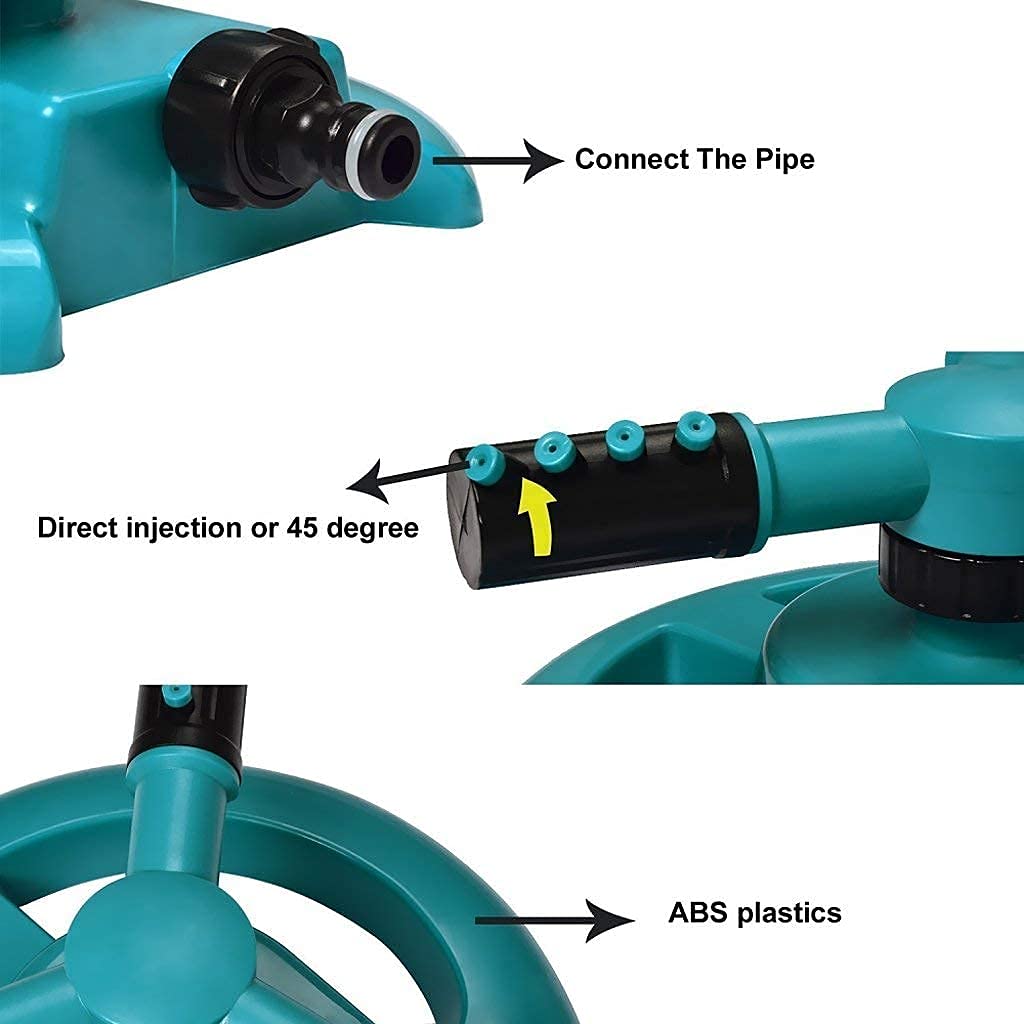 Casa De Amor Water Sprinkler for Plants 360 Degree Sprayer, Green