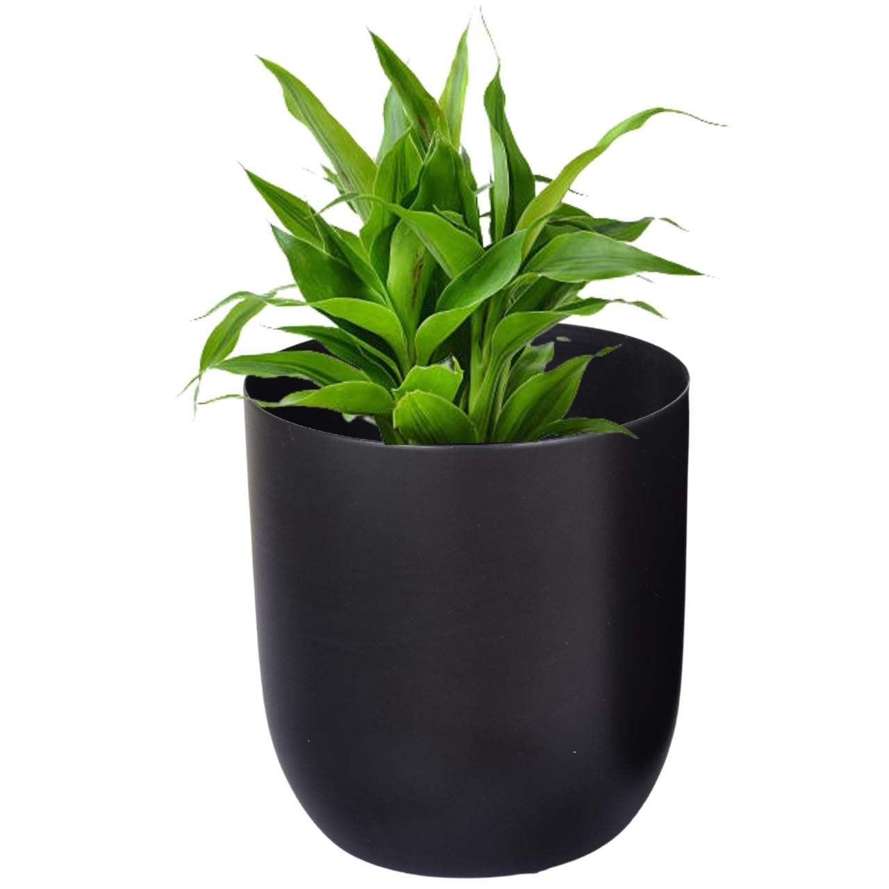 Casa De Amor Round Metal Planter for Home Decor (4.3 inches/Pack of 2)