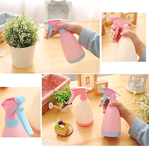 Plastic Water Spray Bottle with Adjustable Nozzle for Home, Office, Hospital, Salon Watering Plants, Cleaning (500 ml, Pack of 1)