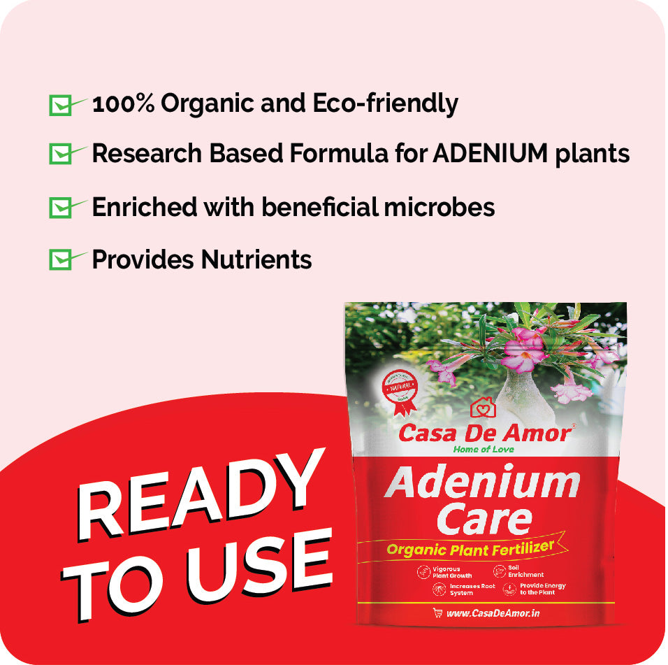 Casa De Amor Adenium Care Organic Fertilizer for Adenium Plants, Multi Micronutrients Fertilizer