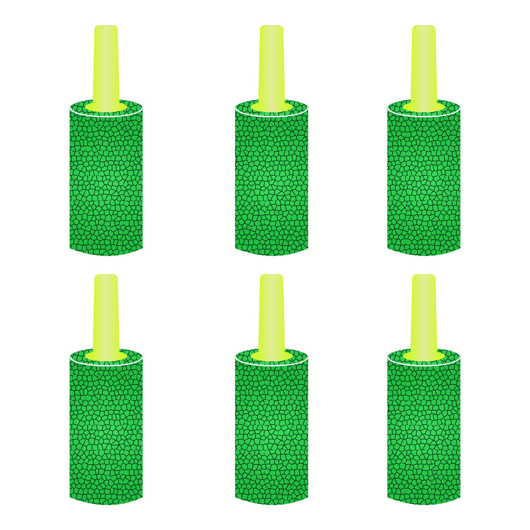 Casa De Amor 1 Inch Air Stone Cylinder Bubble Diffuser for Aquarium Fish Tank Air Pump Hydroponics