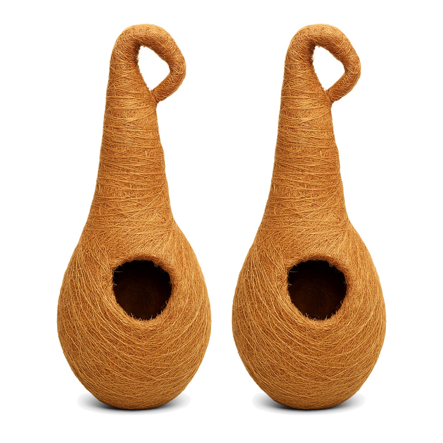 Casa De Amor Natural Bird Nest | Purely Made by Bird Building Technique Bird House (Hanging, Wall Mounting, Tree Mounting)