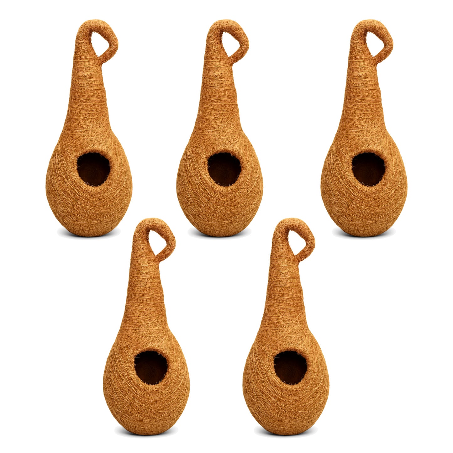 Casa De Amor Natural Bird Nest | Purely Made by Bird Building Technique Bird House (Hanging, Wall Mounting, Tree Mounting)
