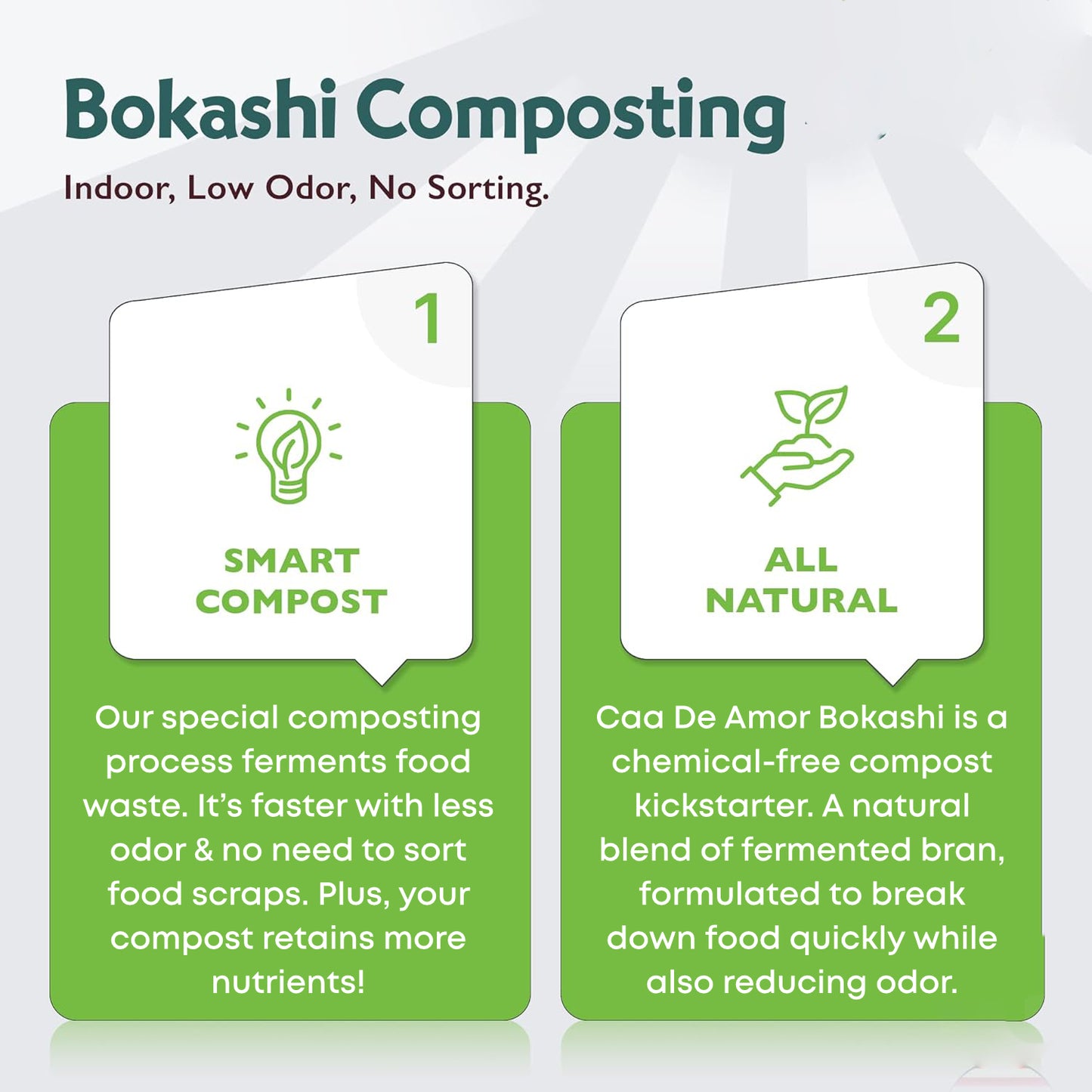 Casa De Amor Bokashi Compost Maker & Decomposer Powder – Ferment & Decompose Kitchen Waste into Organic Plant Food | Odour Control | Fast Composting