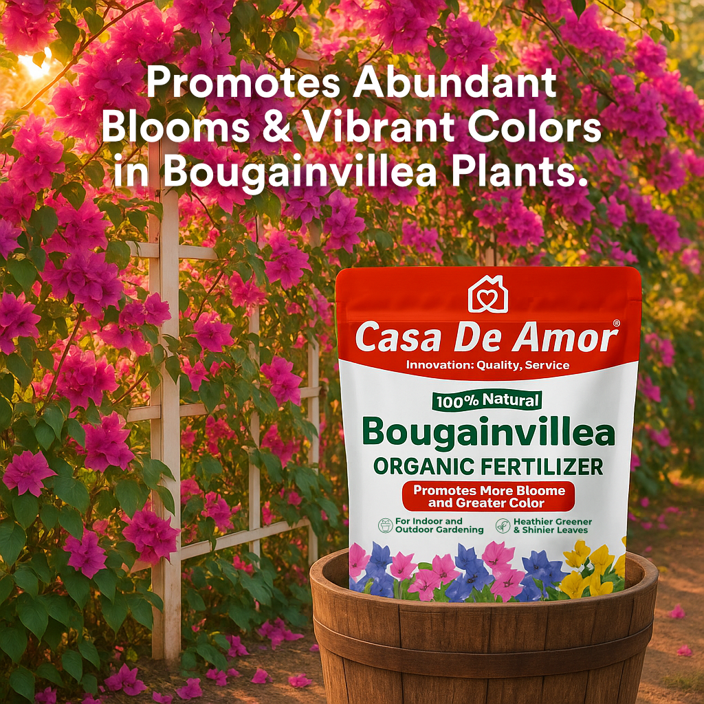 Casa De Amor Bougainvillea Plant Fertilizer, Promotes More Blooms and Greater Color