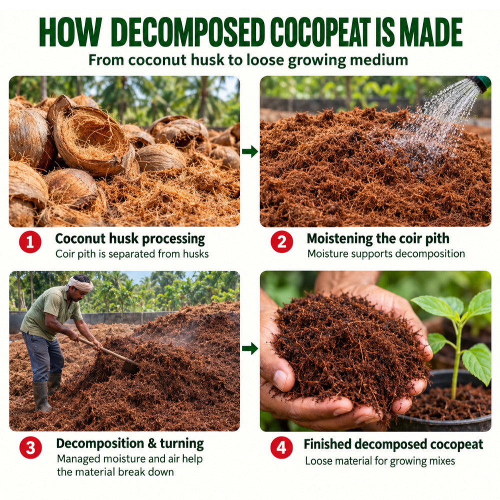 Decomposed Cocopeat - Ready to Use