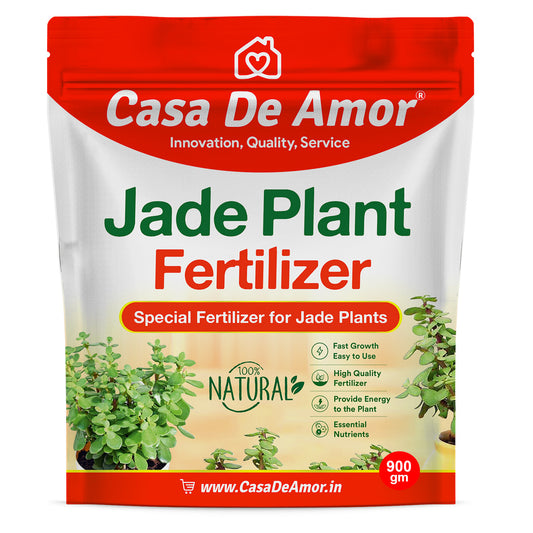 Casa De Amor Organic Jade Plant Fertilizer, Heathier Greener and Shinier Leaves | Jade Good Luck Feng Shui Plant Fertilizer