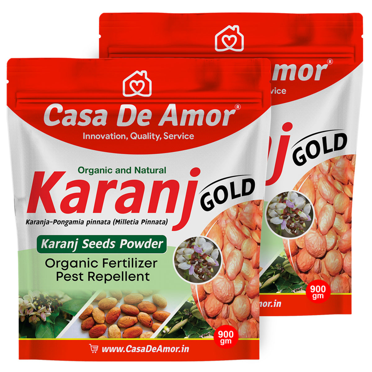Karanj Powder Organic Fertilizer & Pest Repellent 900 gm