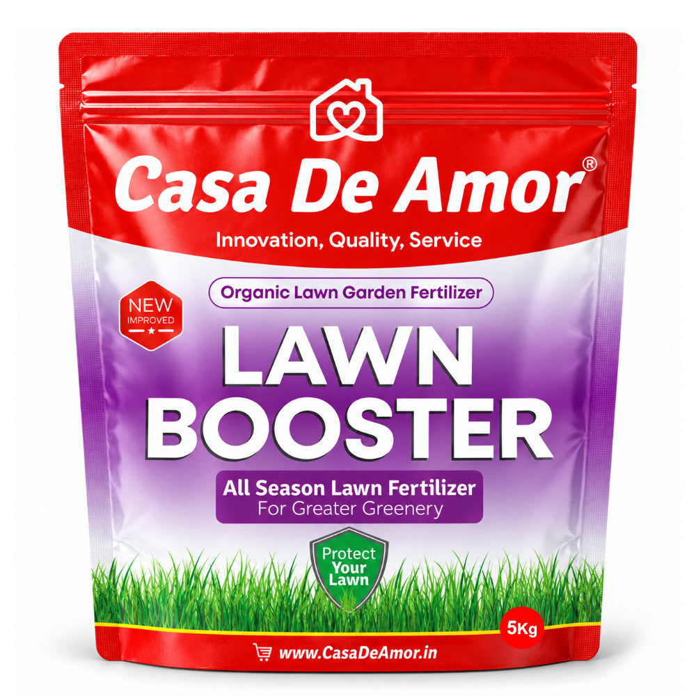 Casa De Amor Lawn Booster, 100% Organic Lawn Bio-Fertilizer, for Lush Green Lawn Grass
