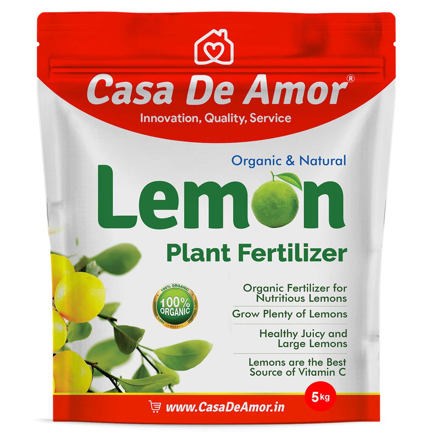 Natural & Eco-Friendly Lemon Plant Fertilizer