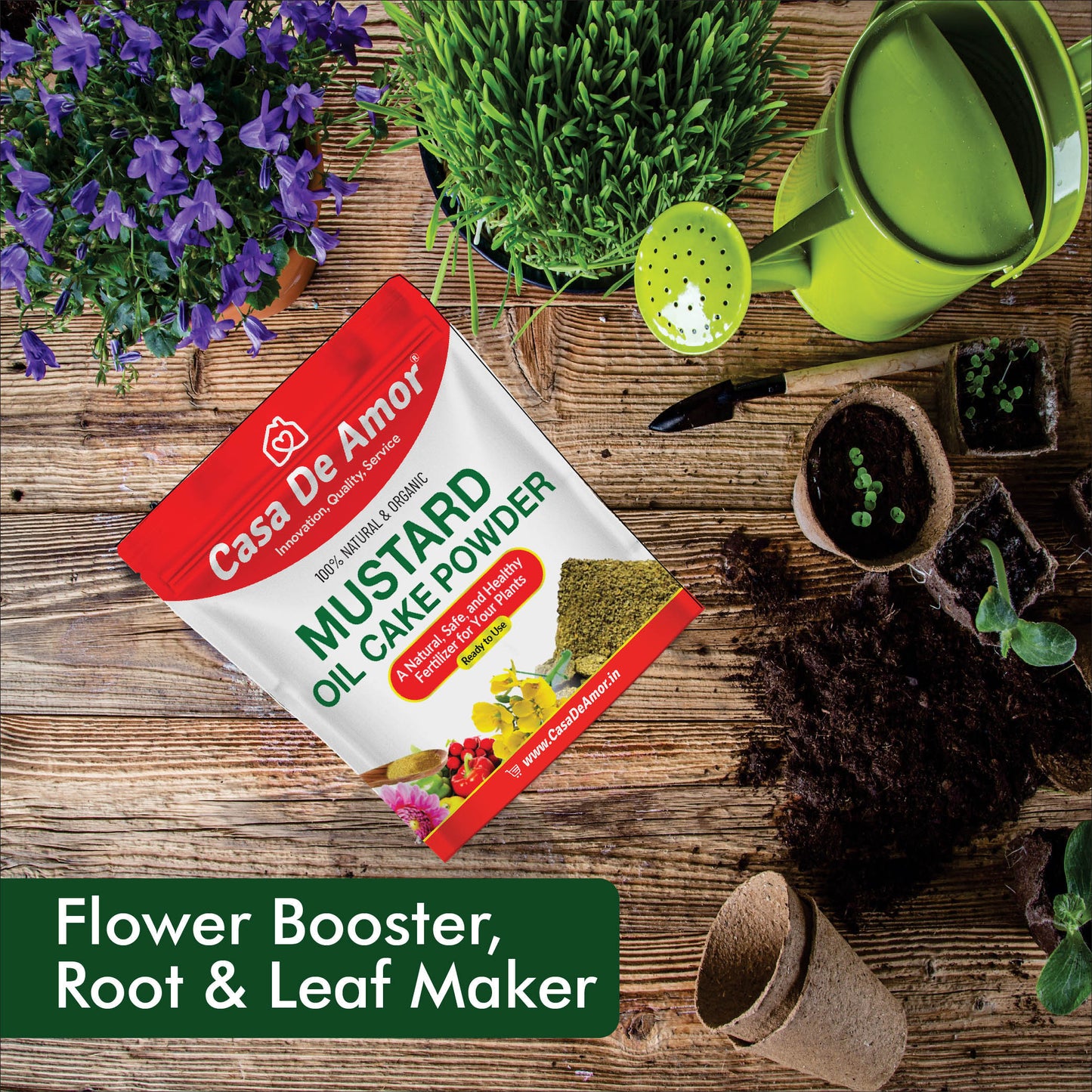 Mustard Oil Cake Powder Natural Safe Ecofriendly Fertilizer for Plant Growth and Healthy Roots