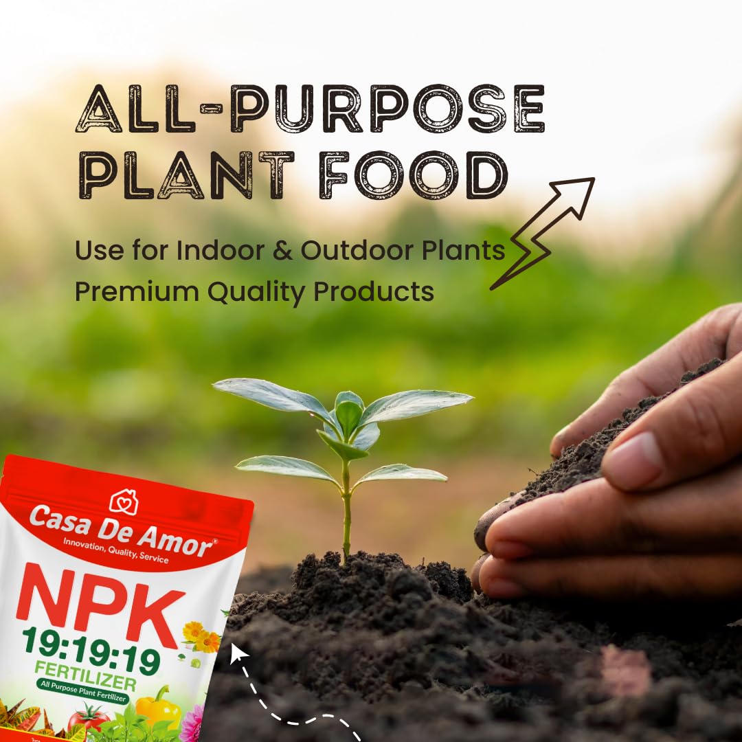 NPK 19 19 19 Fertilizer for Plants and Gardening All Purpose Plant Food