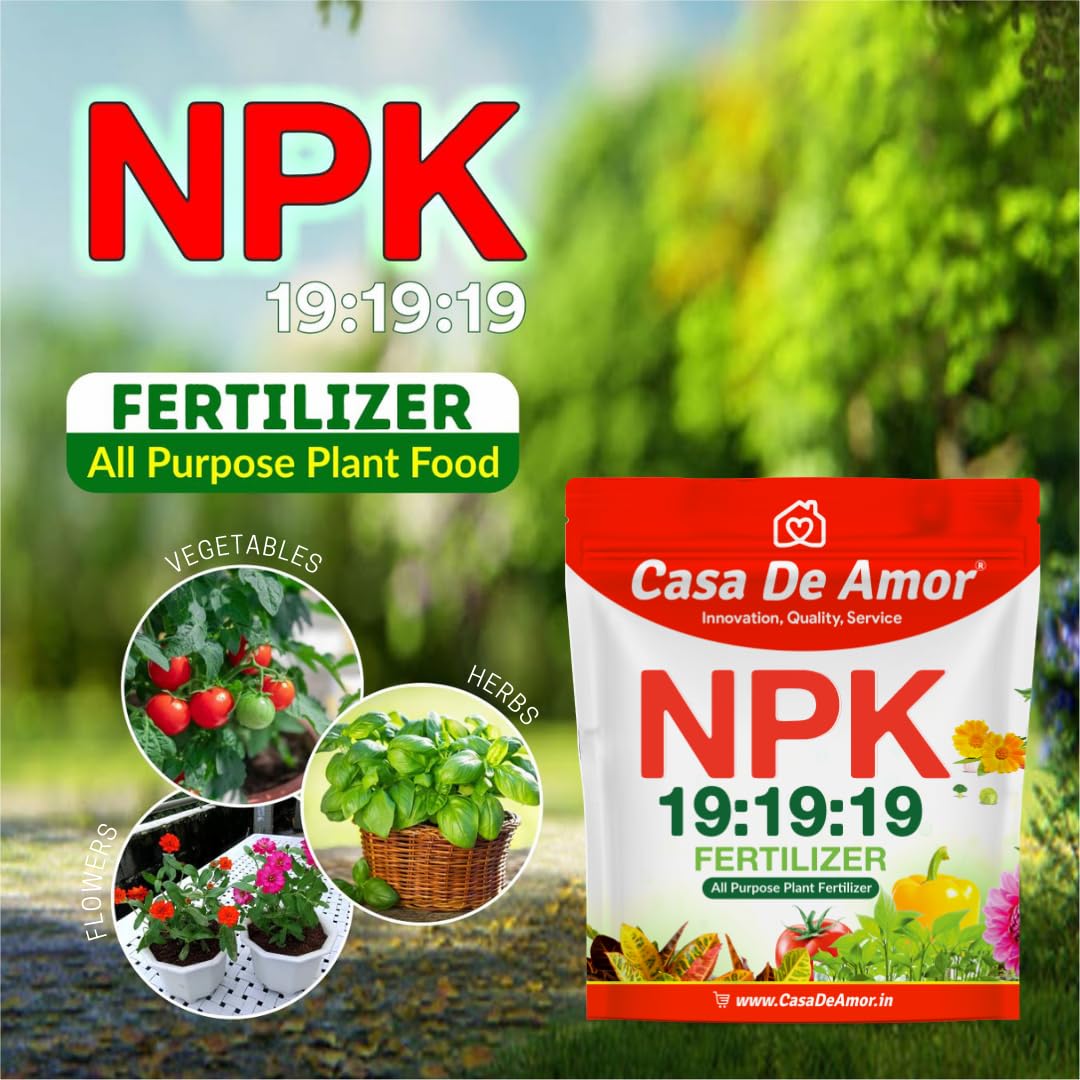 NPK 19 19 19 Fertilizer for Plants and Gardening All Purpose Plant Food