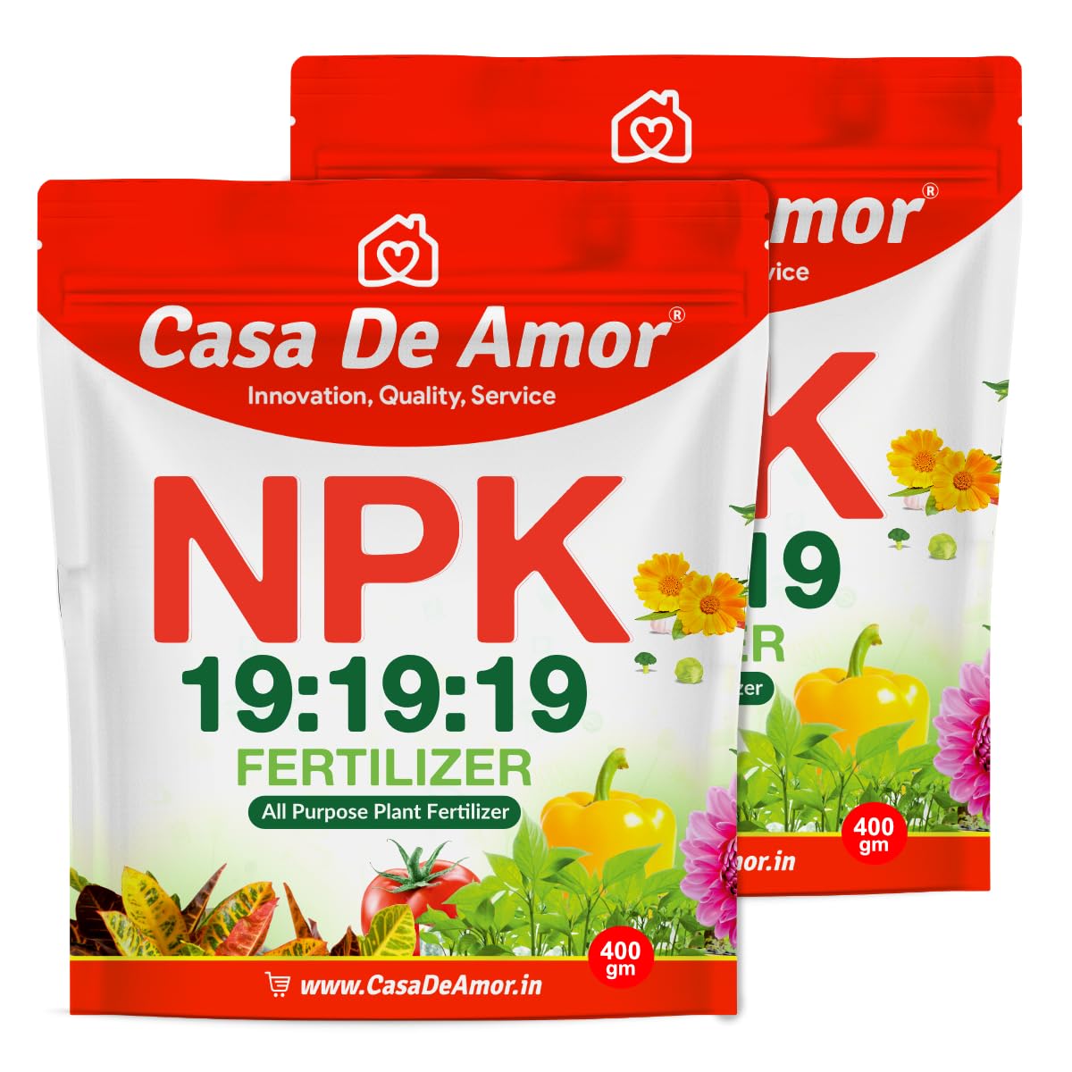 NPK 19 19 19 Fertilizer for Plants and Gardening All Purpose Plant Food