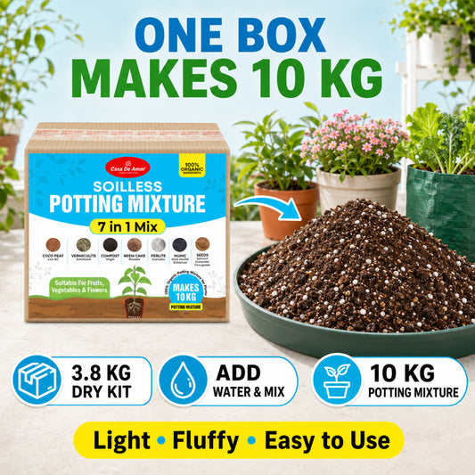 Casa De Amor 7-in-1 Potting Soil Mixture Makes Potting Soil for Plants