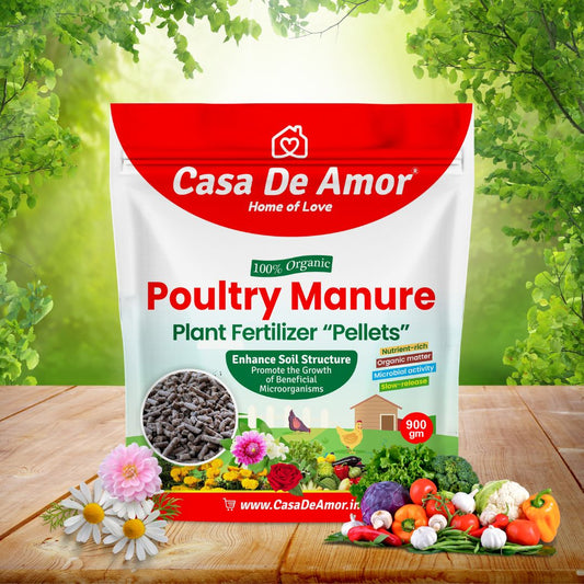 Casa De Amor Poultry Manure Organic Fertilizer Pellets | Sustainable and Nutrient-rich Solution for Plants