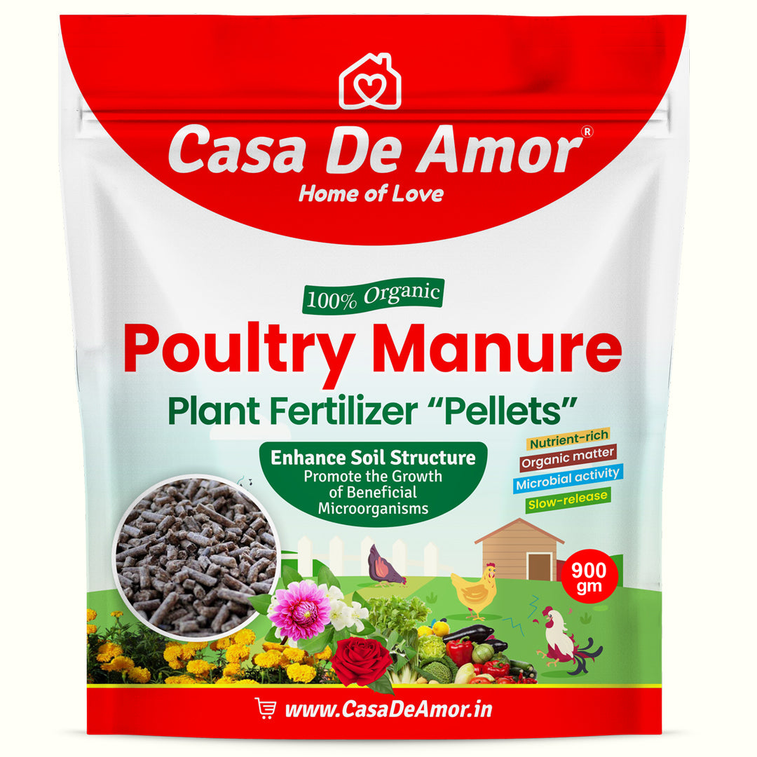 Casa De Amor Poultry Manure Organic Fertilizer Pellets | Sustainable and Nutrient-rich Solution for Plants