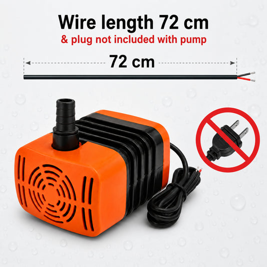 Casa De Amor 18W Submersible Water Pump for Desert Air Cooler, Aquarium, Fountain, Pond & Hydroponics
