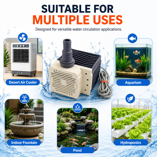 Casa De Amor 40W Submersible Water Pump for Desert Air Cooler, Aquarium, Fountain, Pond & Hydroponics