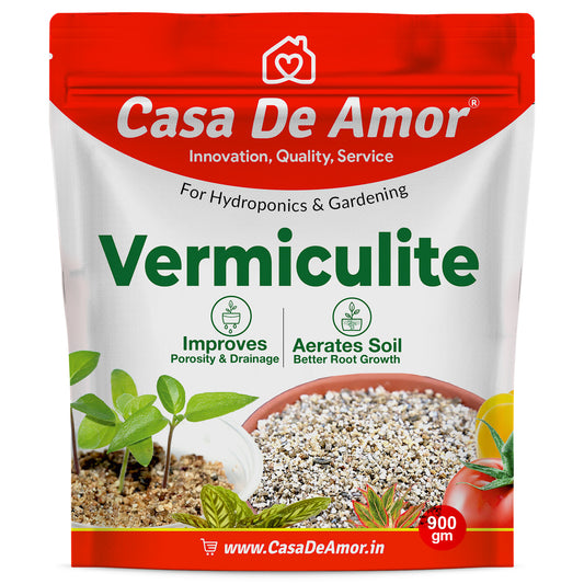 Vermiculite for Gardening & Hydroponics, Safe Natural Soil Conditioner for Better Root Growth