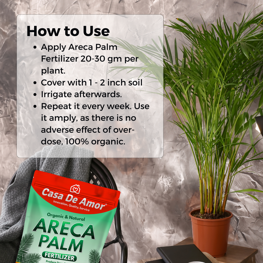 Casa De Amor Organic Areca Palm Plant Food Fertilizer (900 gm)