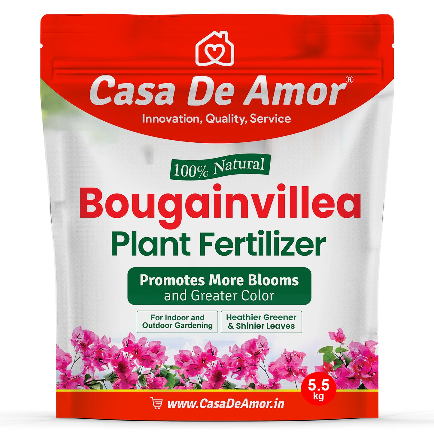 Casa De Amor Bougainvillea Plant Fertilizer, Promotes More Blooms and Greater Color