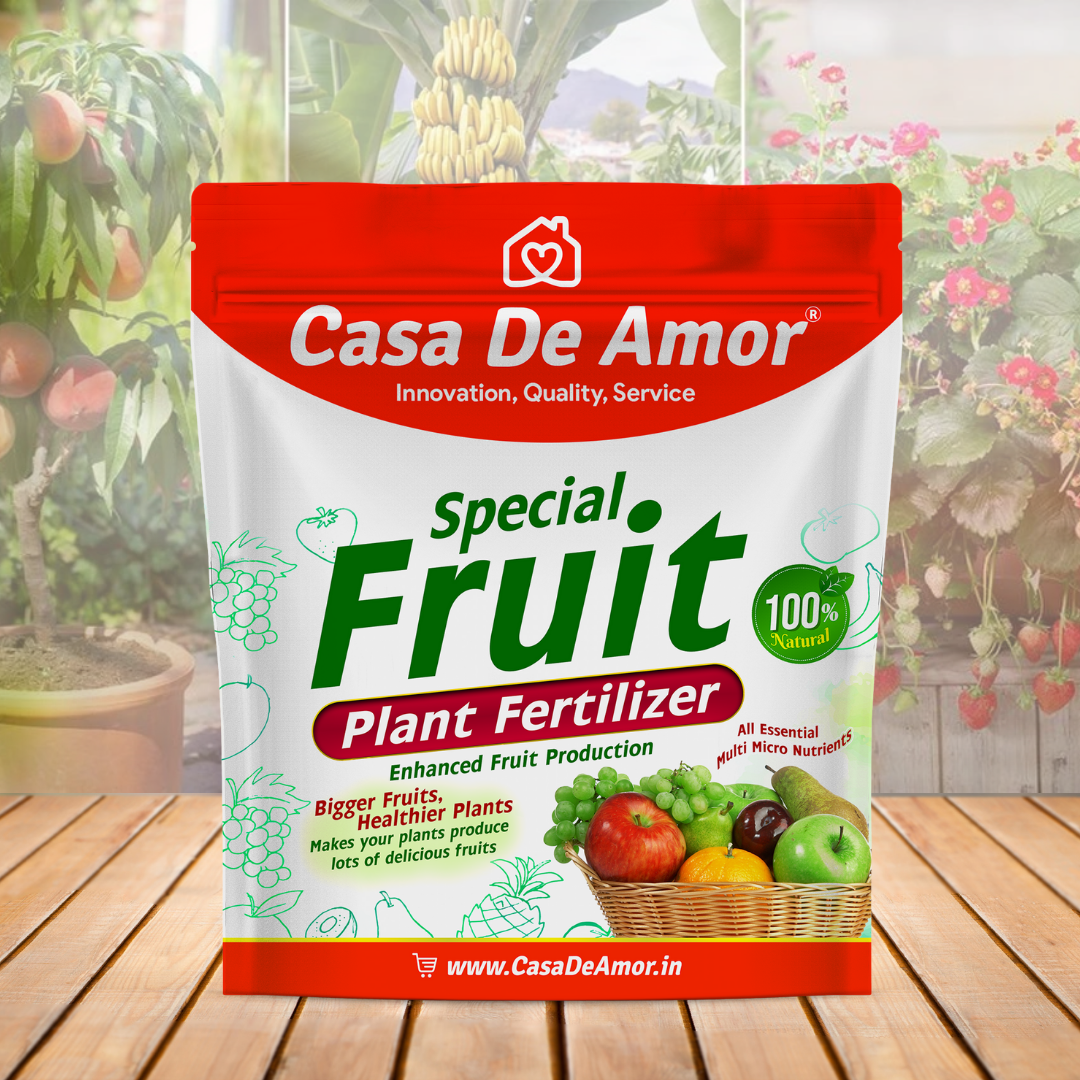 Casa De Amor Special Fruit Plant Fertilizer- Nourish for Bigger, Healthier, and Crack-Free Harvests