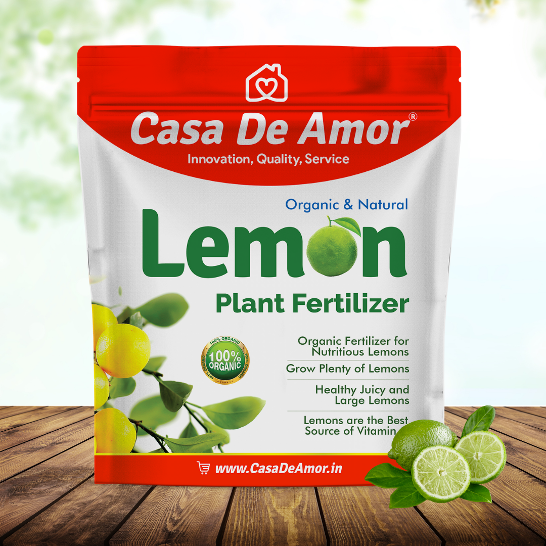 Natural & Eco-Friendly Lemon Plant Fertilizer
