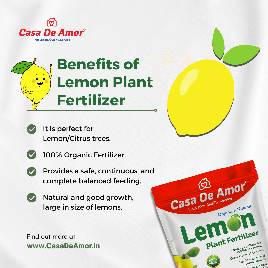 benefits of lemon fertilizer