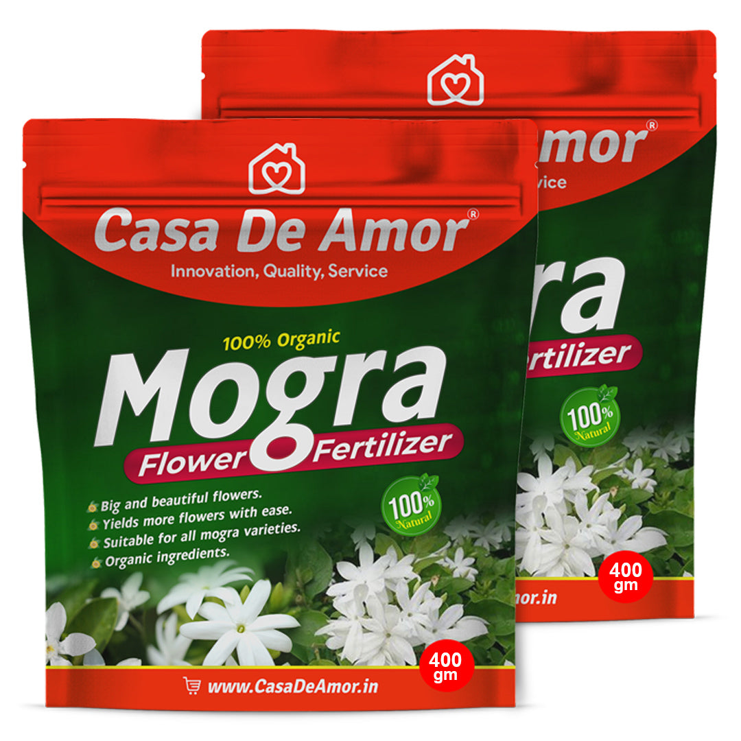 Casa De Amor Organic Mogra / Jasmine Plant Fertilizer | Water Soluble for Abundant Jasmine Blooms and Vibrant Growth