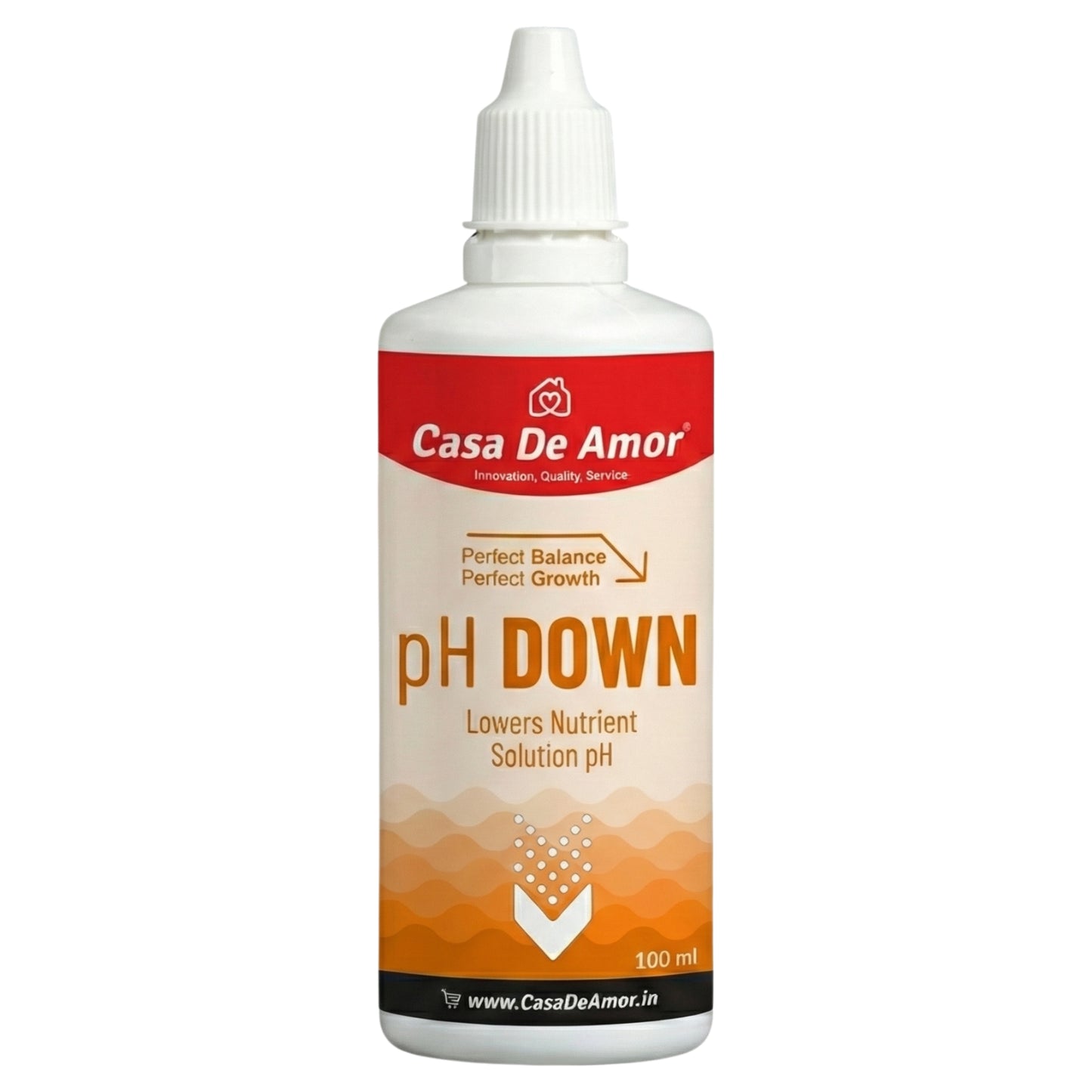 Casa De Amor pH Down for Plants | Lowers High pH in Hydroponics & Soil | Plant pH Adjuster for Indoor & Outdoor Gardening | Supports Healthy Growth