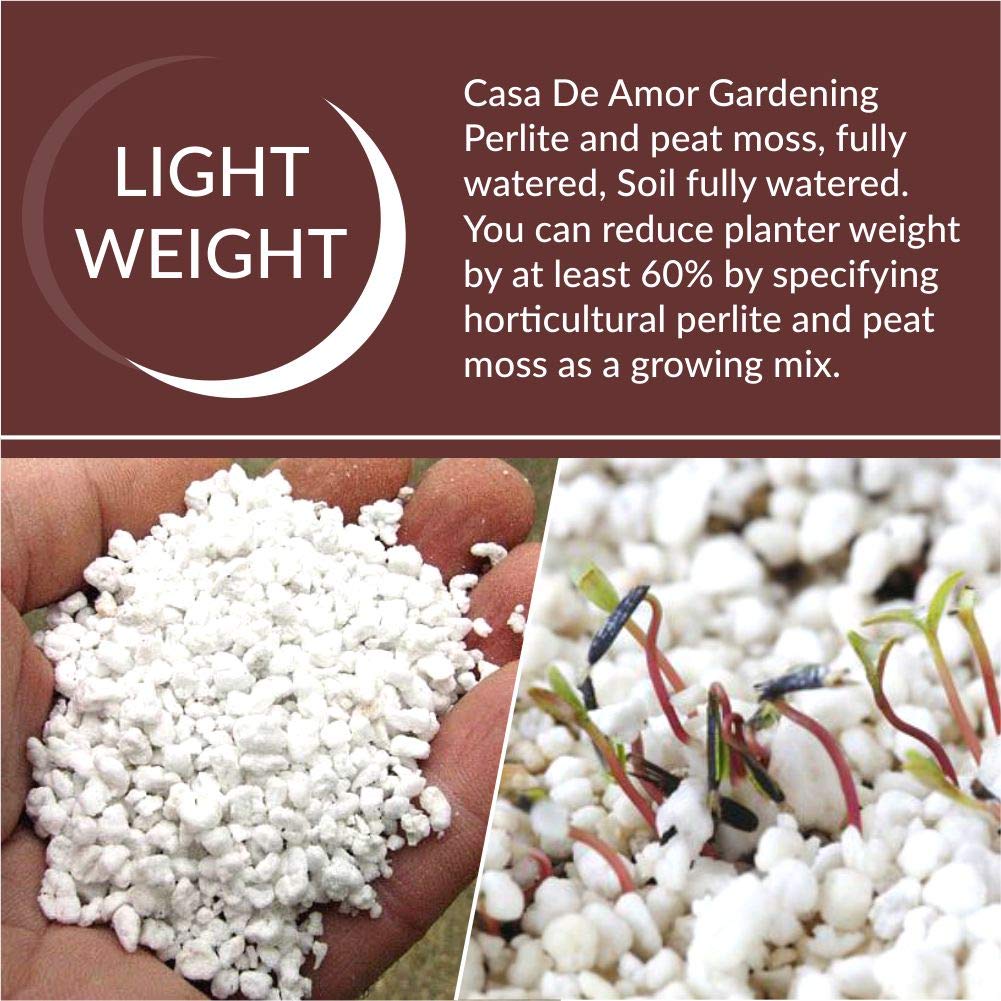 Perlite for Hydroponics & Horticulture Terrace Gardening Soil Conditioner (White)