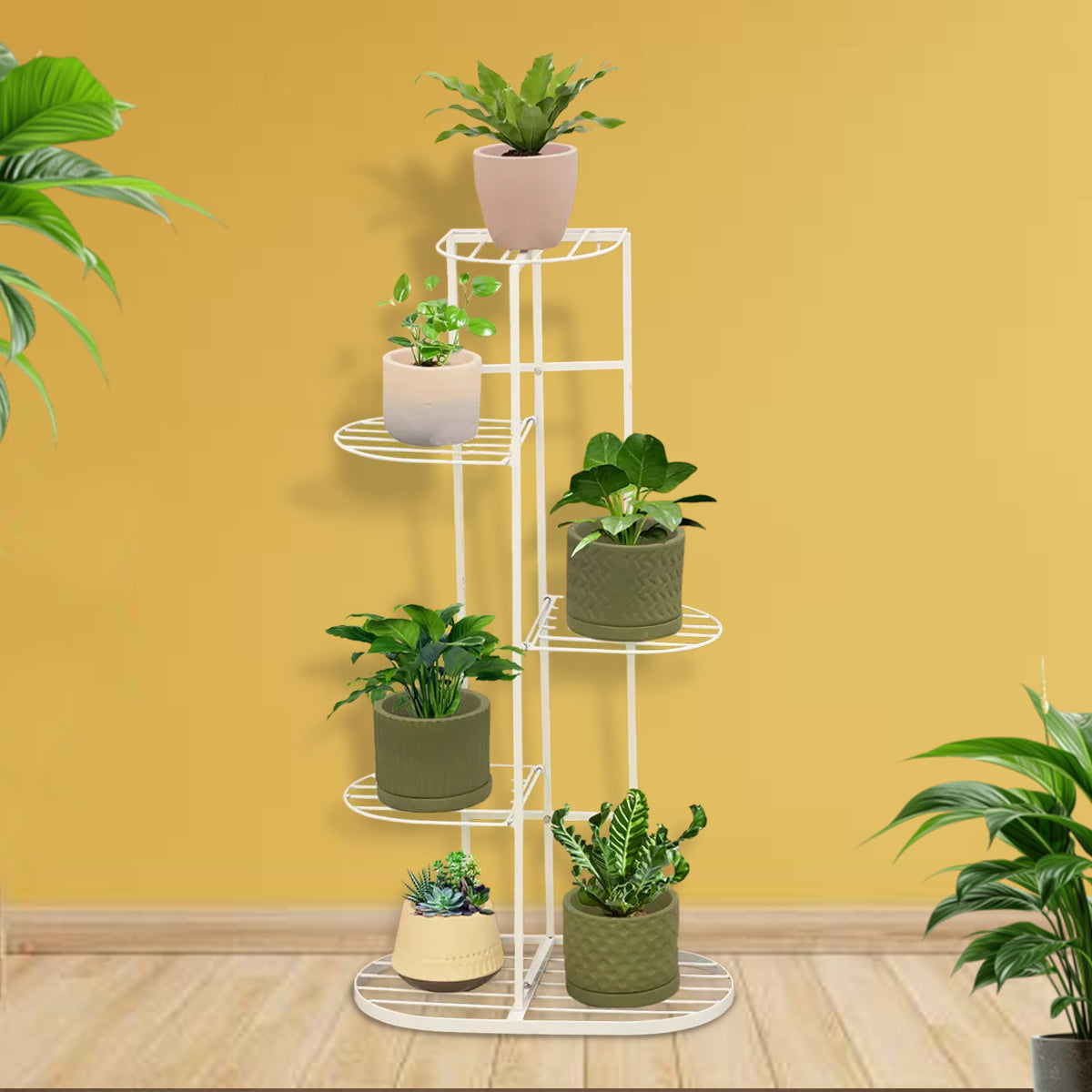 Casa De Amor Vertical Decorative Plant Stand for Living Room, Dining Room, Bedroom, Kitchen Office