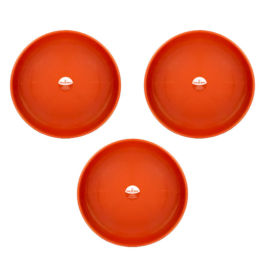 Casa De Amor Premium Terracotta Bottom Tray for Pots | Durable Plant Saucer Plate | Garden Pot Base Plate