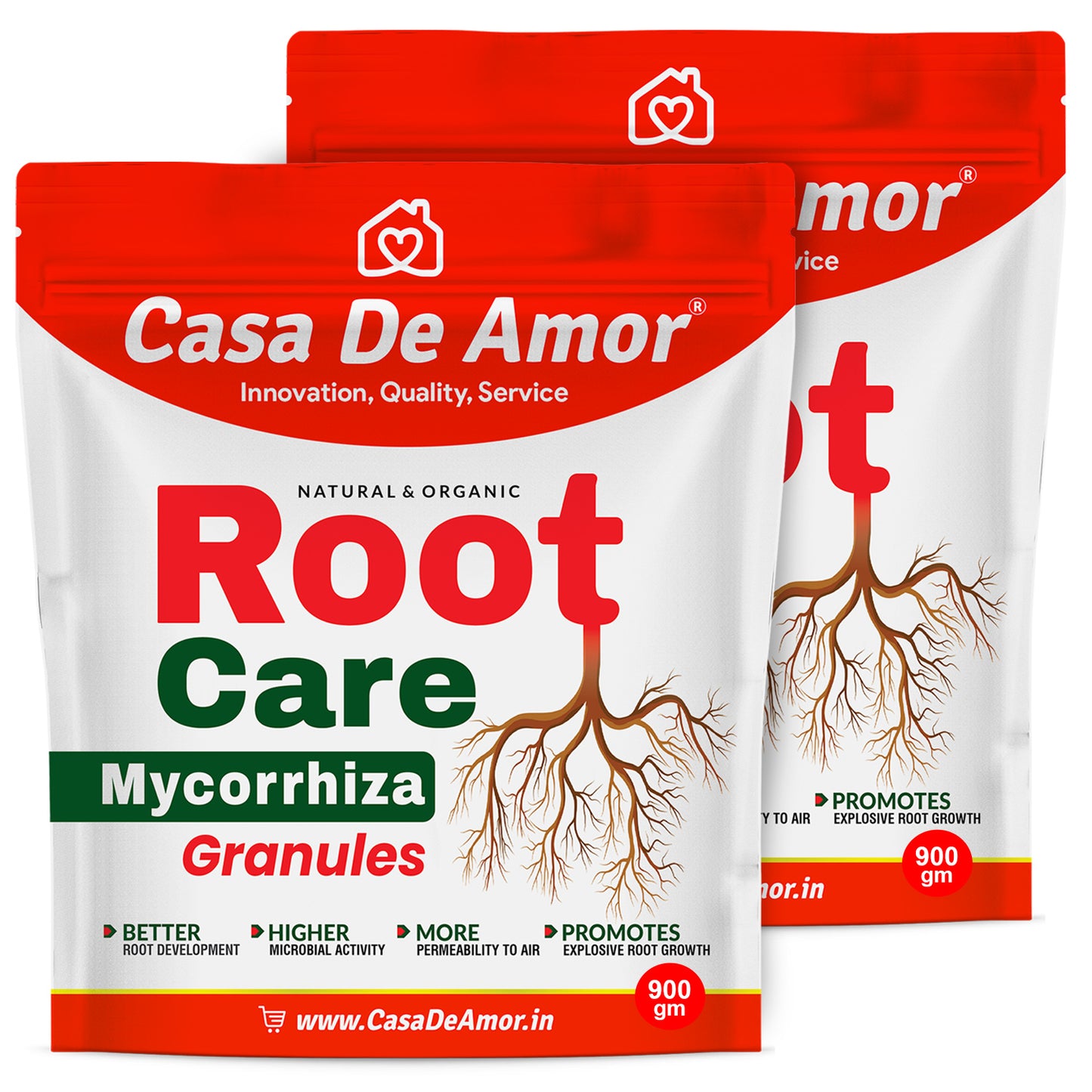 Casa De Amor Root Care VAM Mycorrhiza Organic Plant Fertilizer and Root Growth Booster