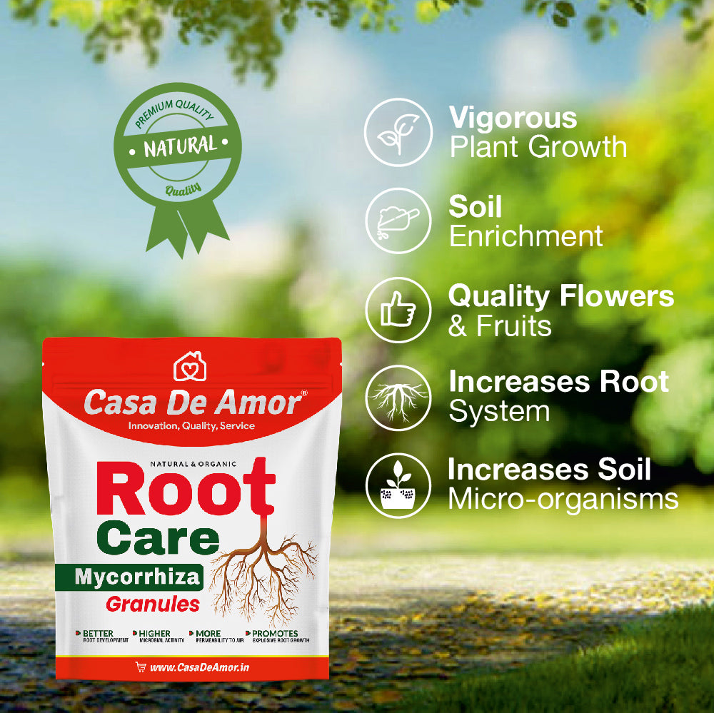Casa De Amor Root Care VAM Mycorrhiza Organic Plant Fertilizer and Root Growth Booster