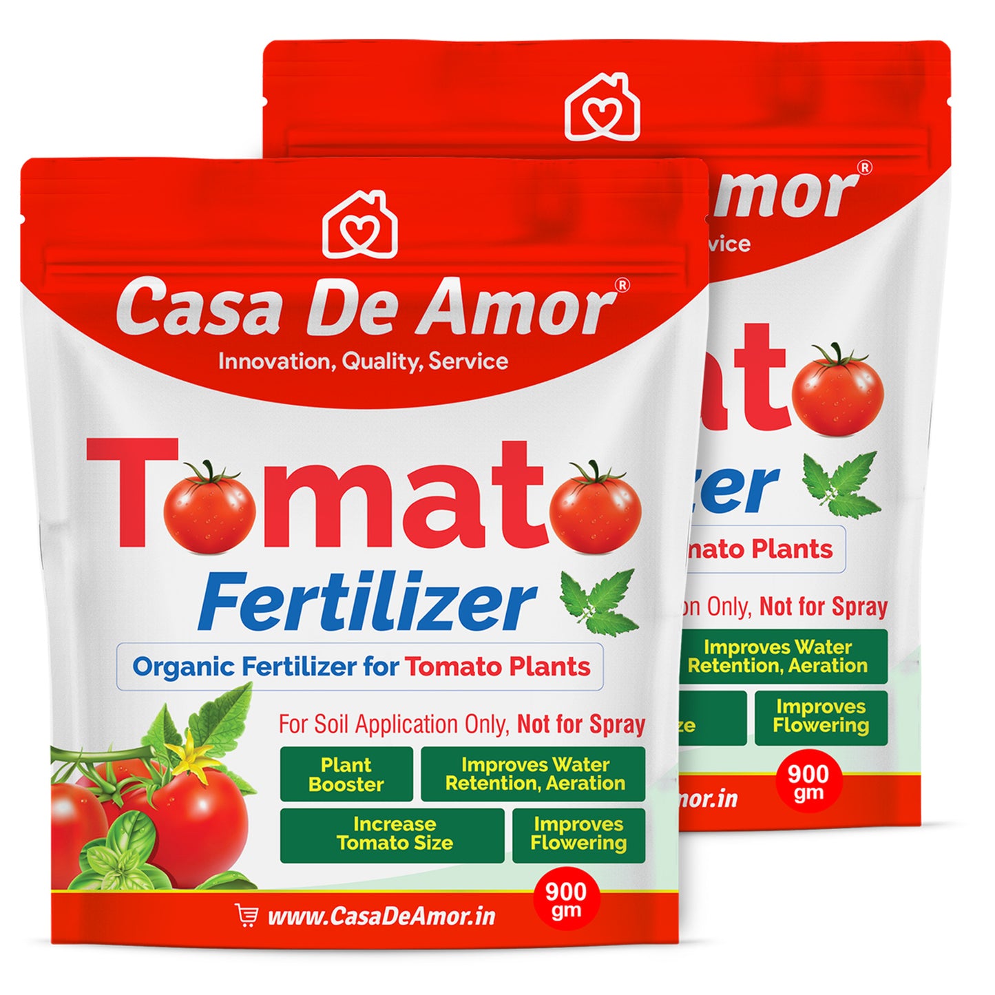 Casa De Amor Tomato Fertilizer Organic for Home, Balcony, Terrace & Outdoor Gardening