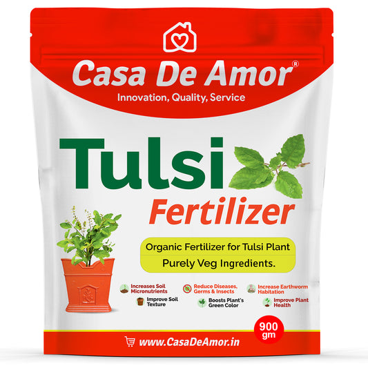 Organic Tulsi Fertilizer for tulsi plant in Balcony, Terrace & Home Gardening
