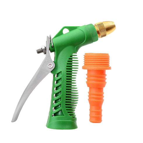 Casa De Amor Hose Nozzle Water Spray Gun with Water Flow Control Valve Lever Spray for Gardening Watering Plants Wash Car Bike Lawn