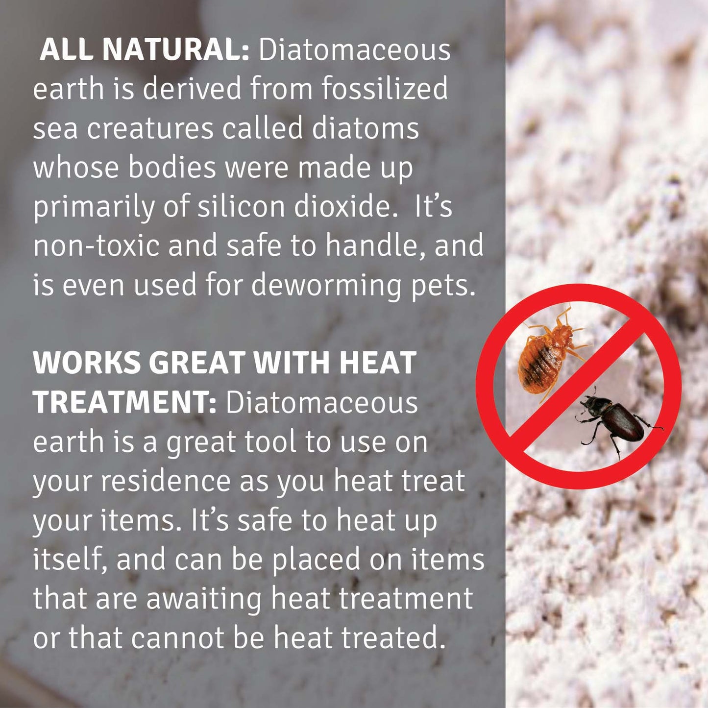 benefits of Casa De Amor Diatomaceous Earth Eco Magic Food Grade Organic Eco Friendly Safe Pest Control