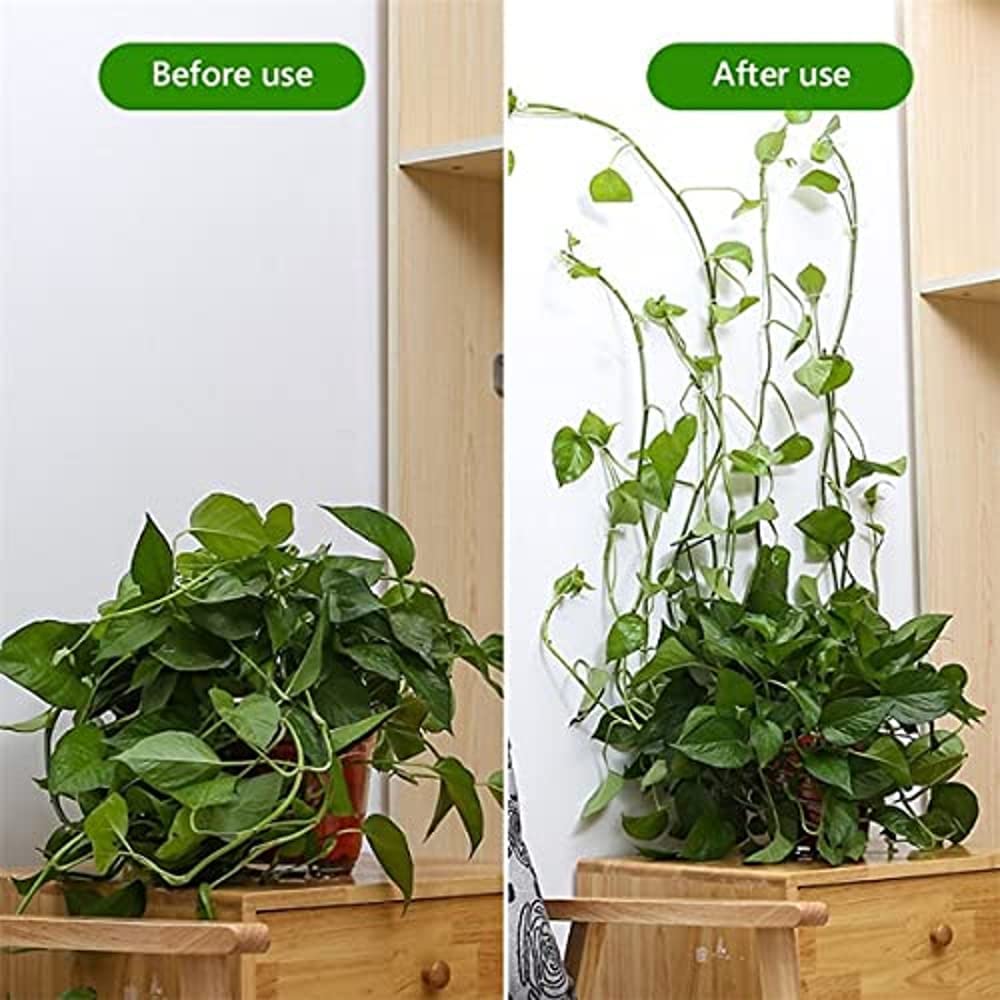 Casa De Amor 15 Pcs Plant Wall Climbing Fixing Clips | Plant Support Garden Clip | Reusable Plastic Plant Support Clips | Self Adhesive Plant Vine Backed Twist Clips (Green)