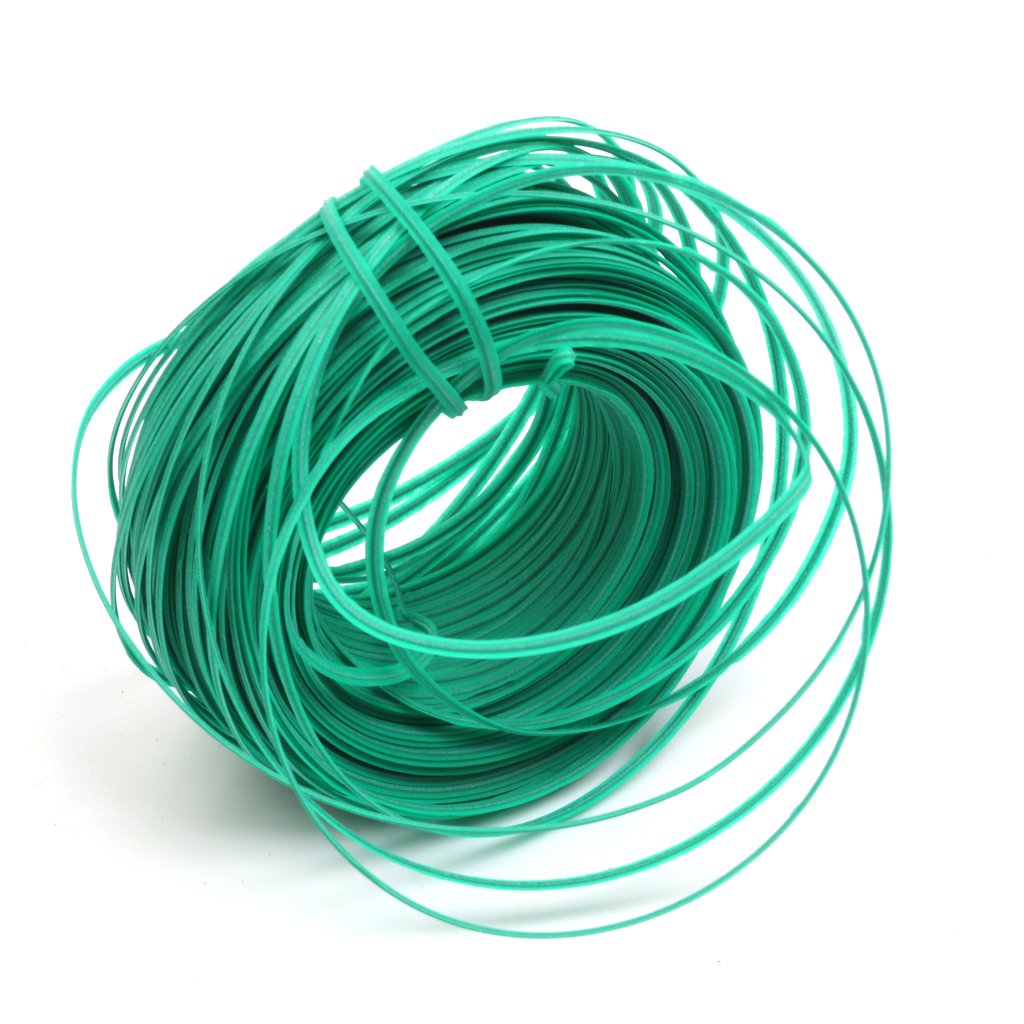 Casa De Amor Plastic Twist Tie Wire Spool with Cutter for Garden Yard Plant 50m (Green)