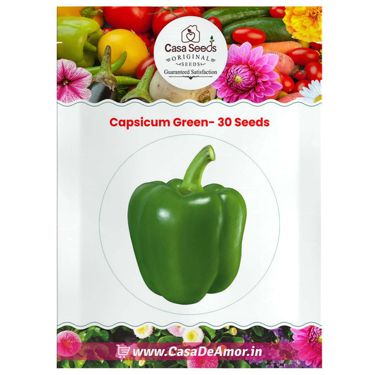 Capsicum Green- 30 Seeds