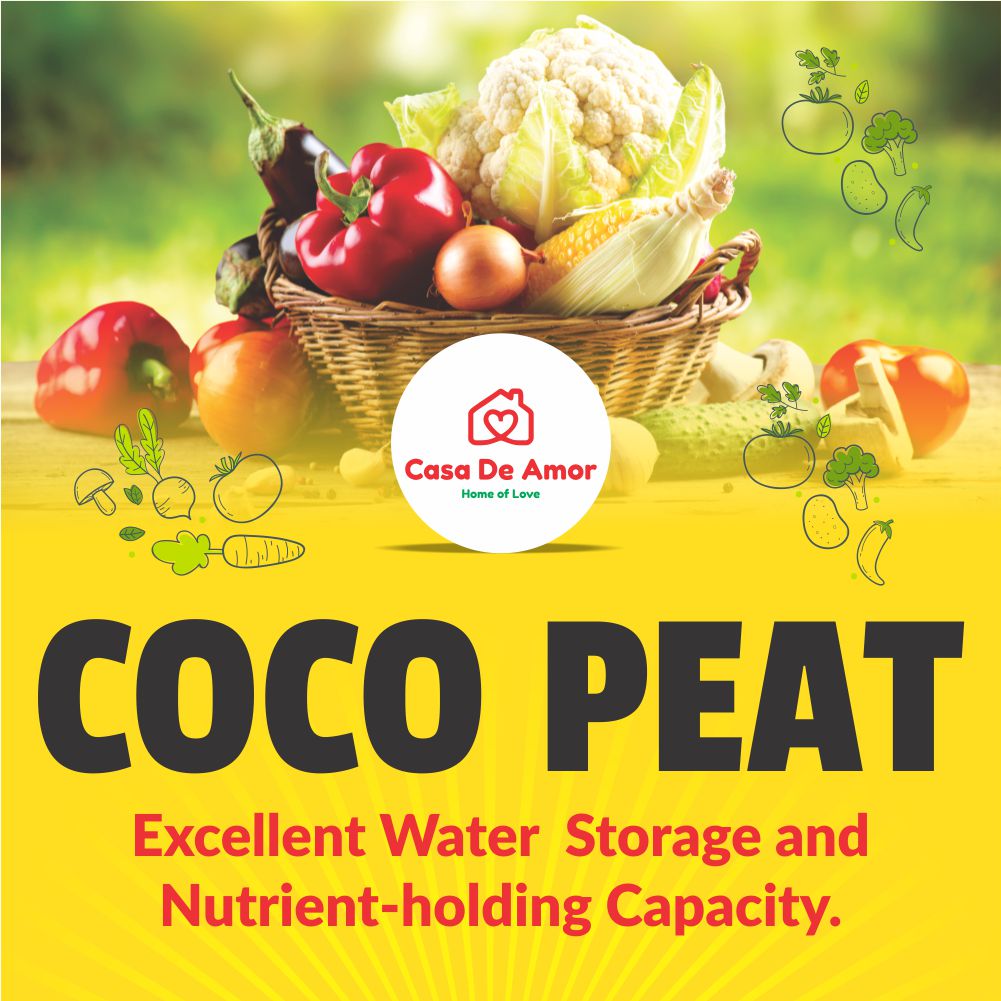 Cocopeat Blocks for Gardening, terrace garden, balcony garden, kitchen garden, soil conditioner