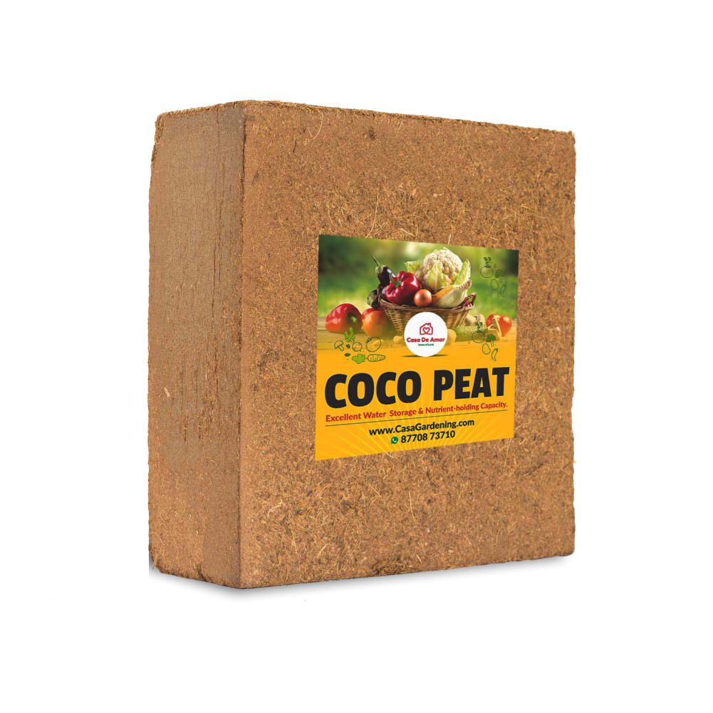 Cocopeat Blocks for Gardening, terrace garden, balcony garden, kitchen garden, soil conditioner