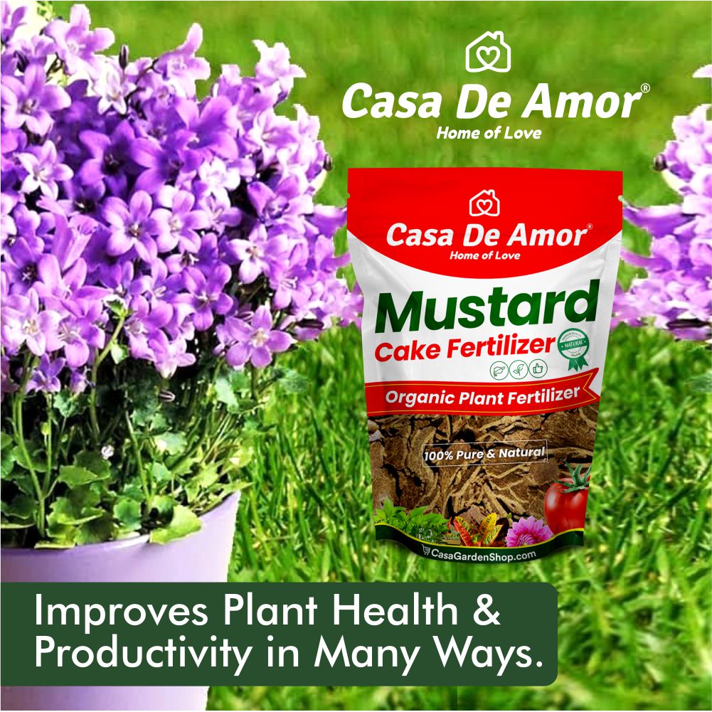 Casa De Amor Mustard Oil Cake Fertilizer for Plant Growth and Healthy Roots